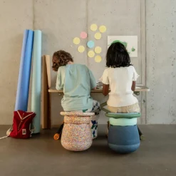 Stapelstein Tabouret enfant modulaire Base super confetti
