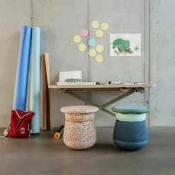 Stapelstein Tabouret enfant modulaire Base super confetti