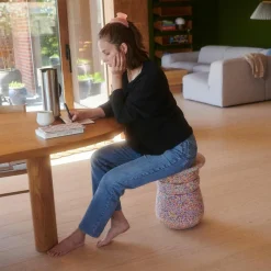 Stapelstein Tabouret modulaire Dynamic small super confetti