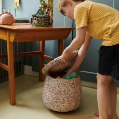 Stapelstein Tabouret modulaire Dynamic small super confetti