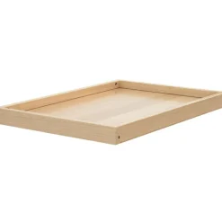 AT4 Étagère supplémentaire en bois de hêtre verni pour table à langer Confort