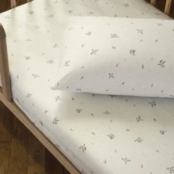 Hot Taie d'oreiller en coton bio L'Envolée (40 x 60 cm) Taie D'Oreiller Bébé