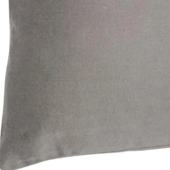 Kadolis Taie d'oreiller pur coton Gris tourterelle (40 x 60 cm)