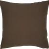 Kadolis Taie d'oreiller Satin Brun (60 x 60 cm)