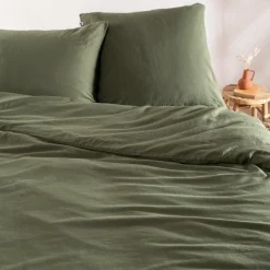 Kadolis Taie d'oreiller Satin Cyprès (60 x 60 cm)