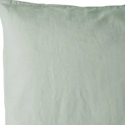 Kadolis Taie d'oreiller satin de coton bio Tilleul (40 x 60 cm)