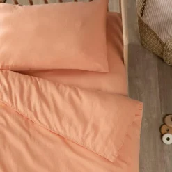 Online Taie d'oreiller Satin Peach (60 x 60 cm) Taie D'Oreiller Bébé