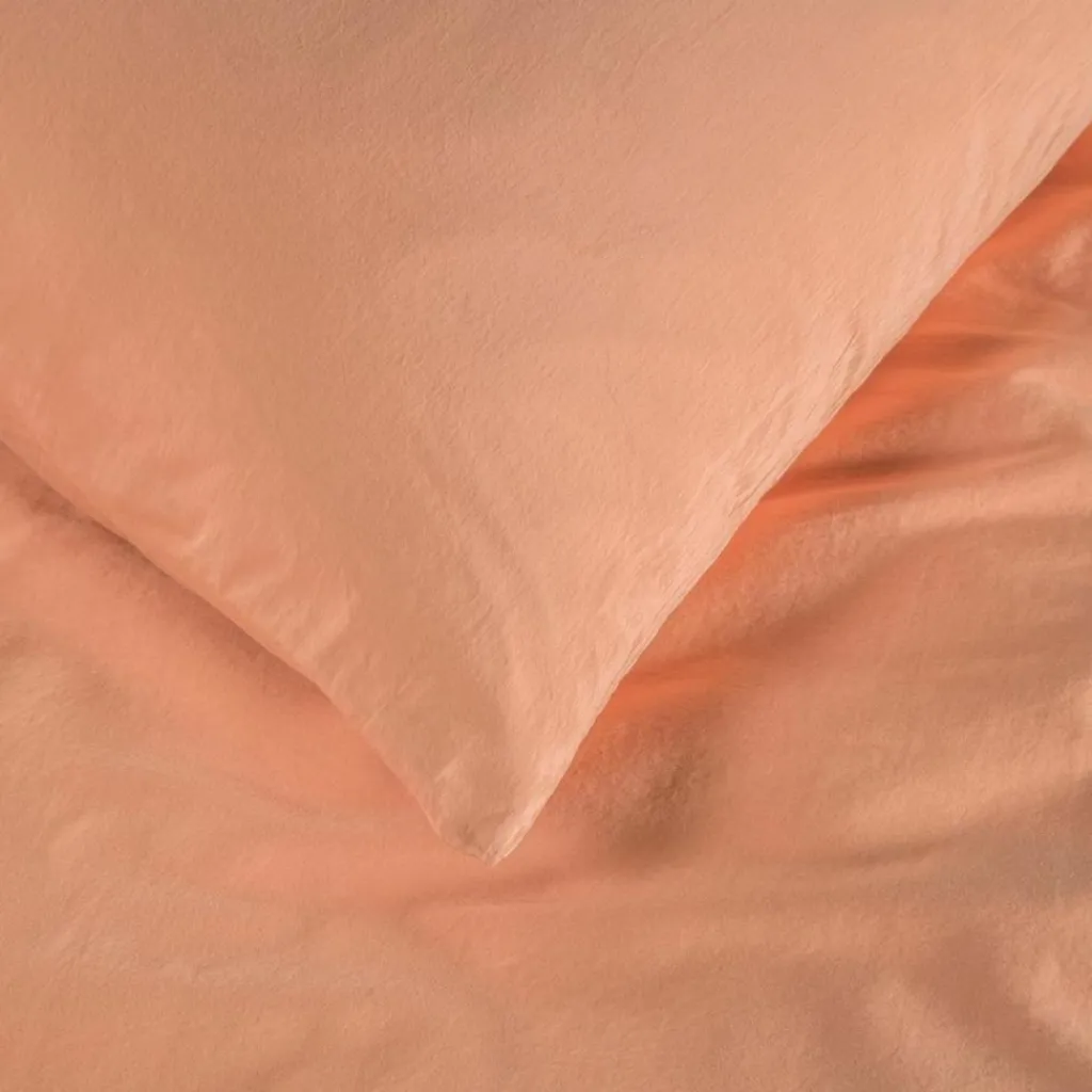 Kadolis Taie d'oreiller Satin Peach (50 x 70 cm)