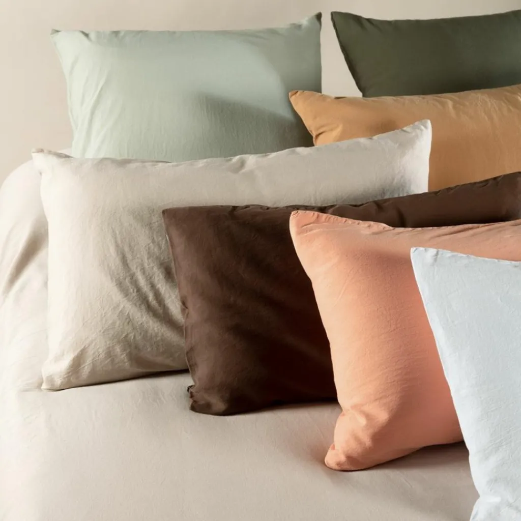 Kadolis Taie d'oreiller Satin Peach (50 x 70 cm)