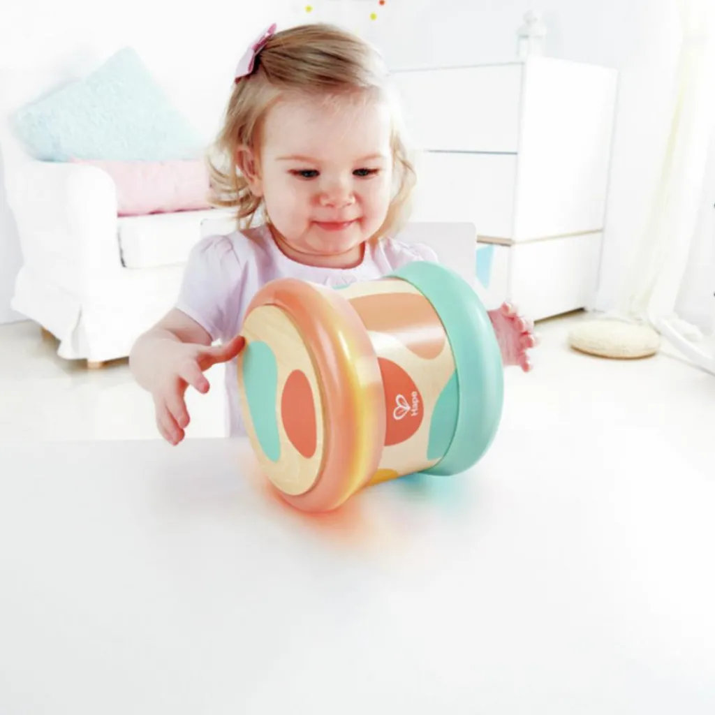 Hape Tambour de bébé Turquoise