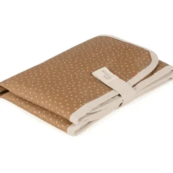 Walking Mum Tapis à langer à pois Poppy Cannelle