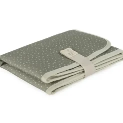 Walking Mum Tapis à langer à pois Poppy Mousse