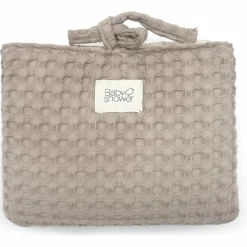 Babyshower Tapis à langer Audrey Gofre Latte