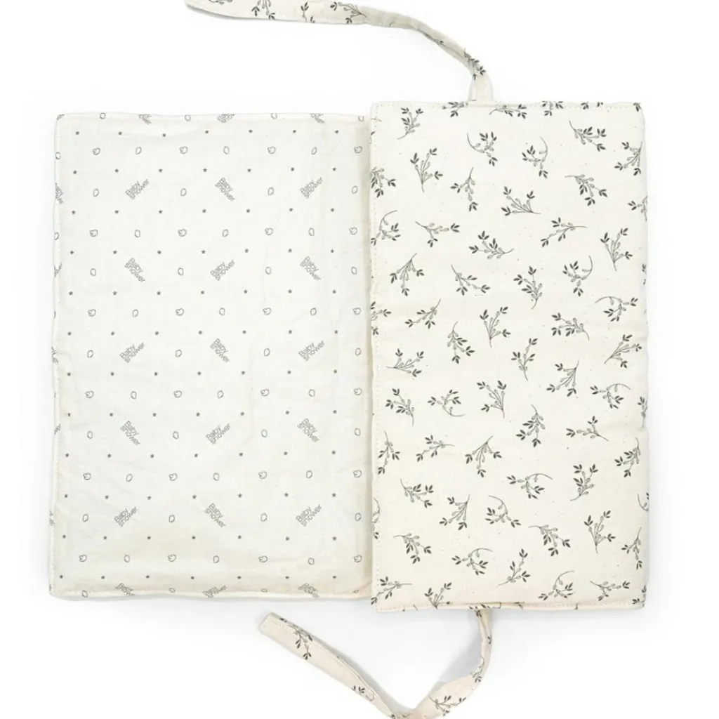 Babyshower Tapis à langer Audrey Olive Bloom Canvas