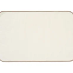 BB & Co Tapis à langer en coton gaufré Latte