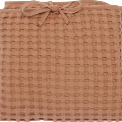 BB & Co Tapis à langer en coton gaufré Cassonade