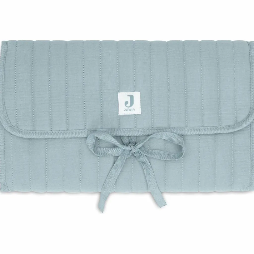 Online Tapis à langer nomade gaze de coton Sea Green Tapis À Langer