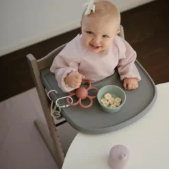 Mushie Tapis anti-éclaboussure Blush (108 x 108 cm)