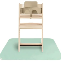 Mushie Tapis anti-éclaboussure Roman Green (108 x 108 cm)