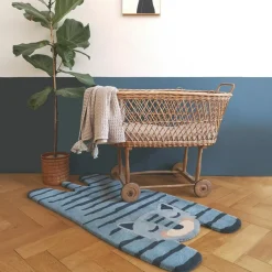 Nattiot Tapis Blue Tiger (65 x 125 cm)