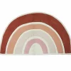 Lilipinso Tapis coton Paradisio arc en ciel orange et rose (120 x 70 cm)