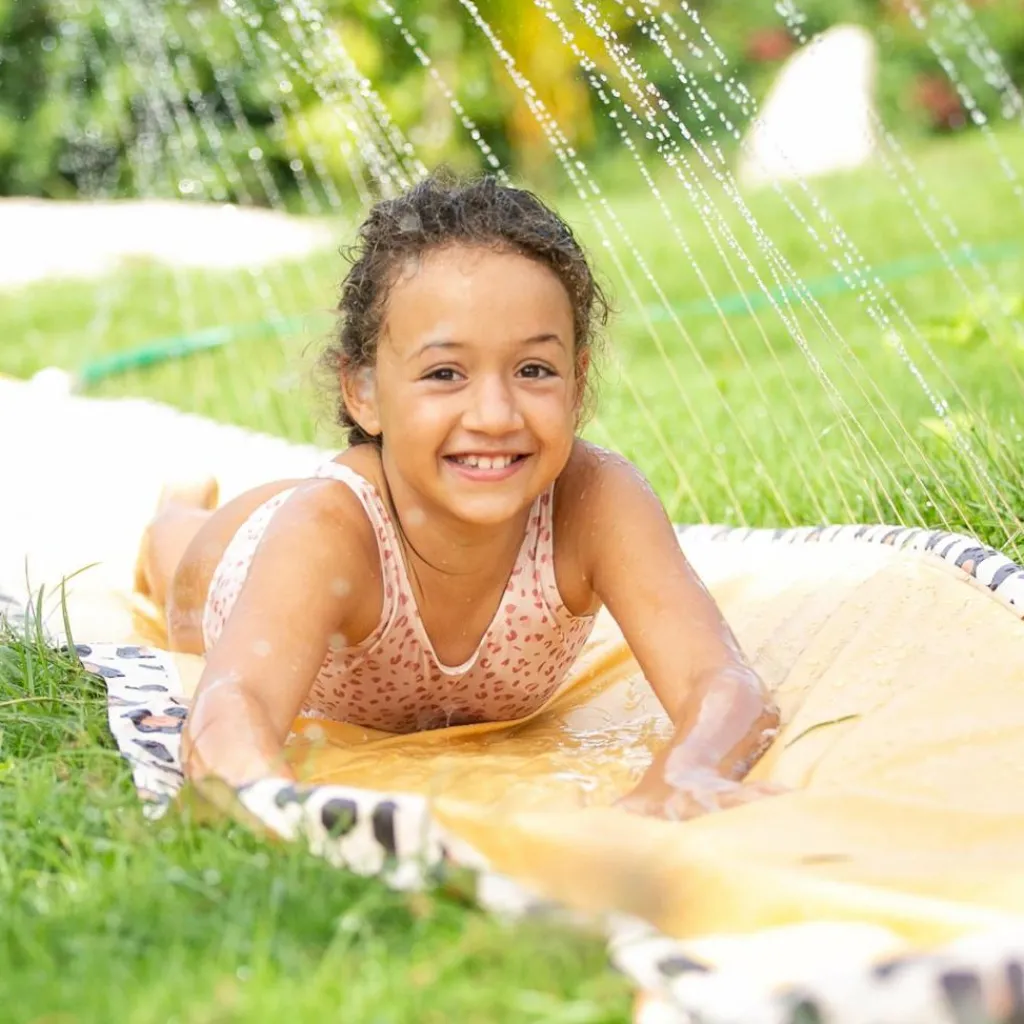 Enfant Swim Essentials Tapis de glisse eau arroseur Léopard beige