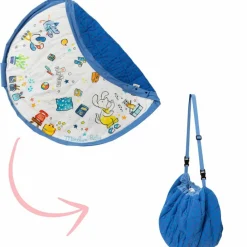 Play&Go Tapis de jeu 2 en 1 Noomad Organic Soft Puce et Pilou Moulin Roty