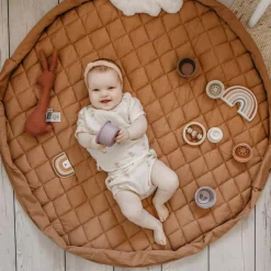 Hot Tapis de jeu 2 en 1 Noomad Organic Soft Tawny Brown Tapis De Jeu