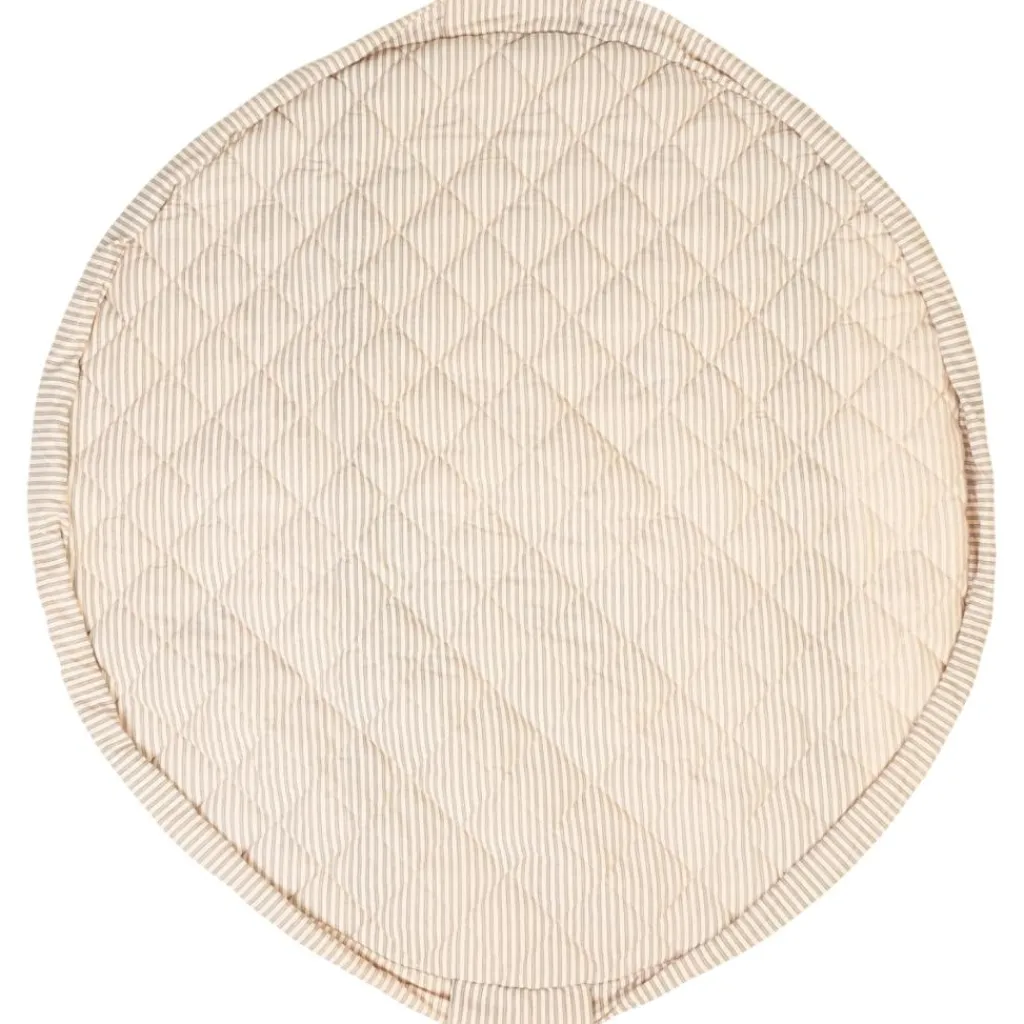 Clearance Tapis de jeu 2 en 1 Noomad Organic Soft Stripes Blue Tapis De Jeu