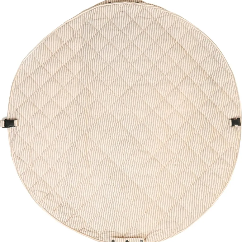 Clearance Tapis de jeu 2 en 1 Noomad Organic Soft Stripes Blue Tapis De Jeu