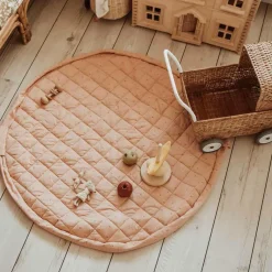 Play&Go Tapis de jeu 2 en 1 Noomad Organic Soft Fleuri