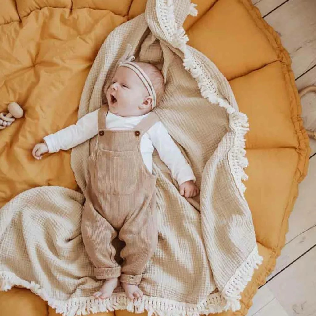 Clearance Tapis de jeu 3 en 1 Organic Coco Moutarde Tapis De Jeu