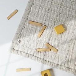 Clearance Tapis de jeu baby relax Anna sable M (100 x 140 cm) Tapis De Jeu