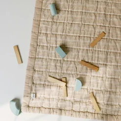 Nattiot Tapis de jeu baby relax mat Anna caramel M (100 x 140 cm)