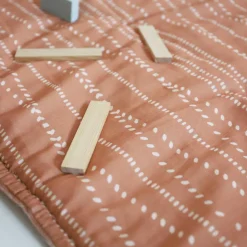 Discount Tapis de jeu carré Nepo Terracotta (100 x 100 cm) Tapis De Jeu