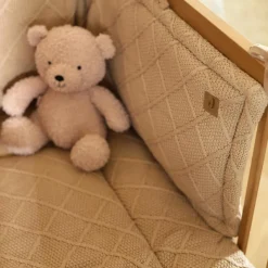 Jollein Tapis de jeu Check Knit Biscuit (75 x 95 cm)