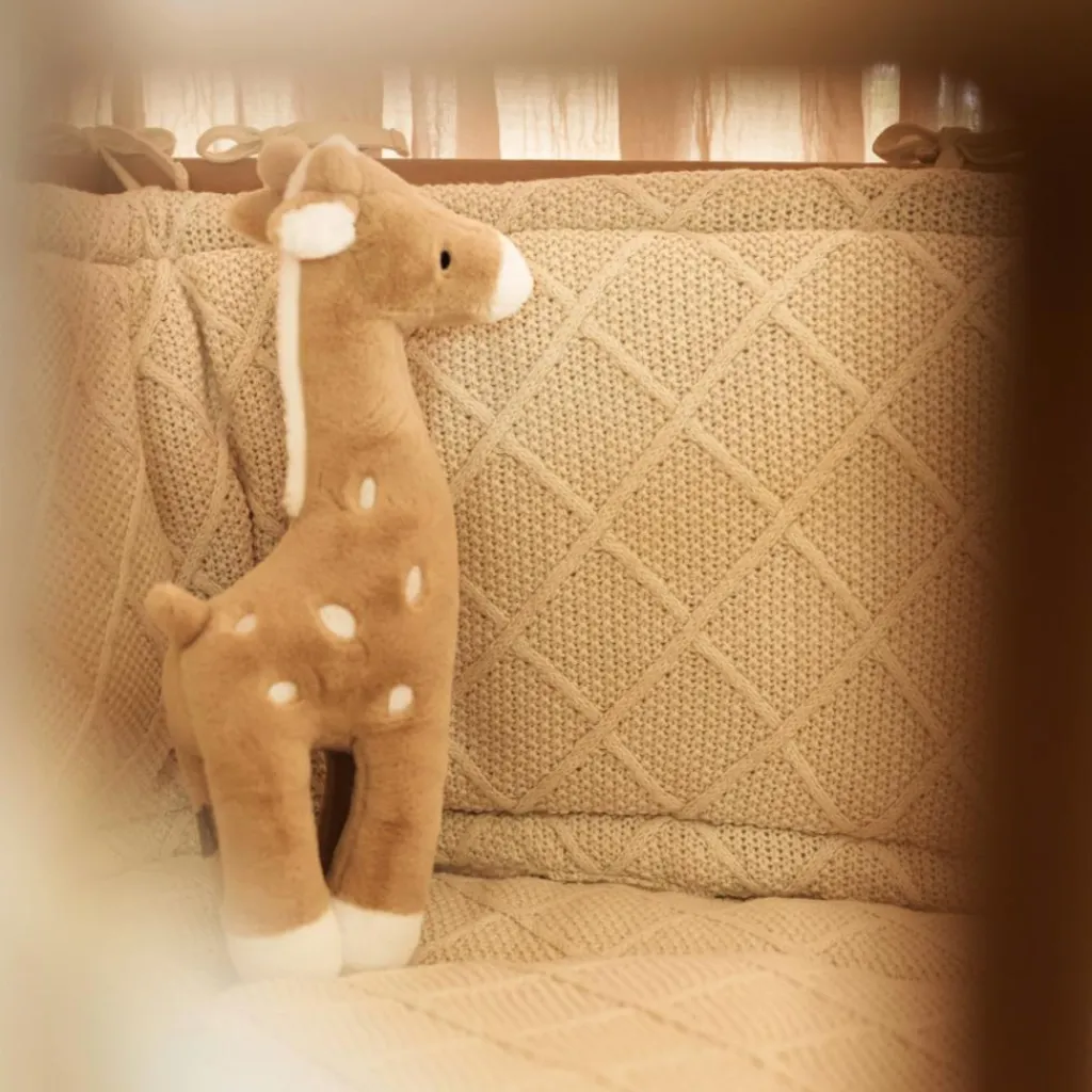 Outlet Tapis de jeu Check Knit Oatmeal (75 x 95 cm) Tapis De Jeu