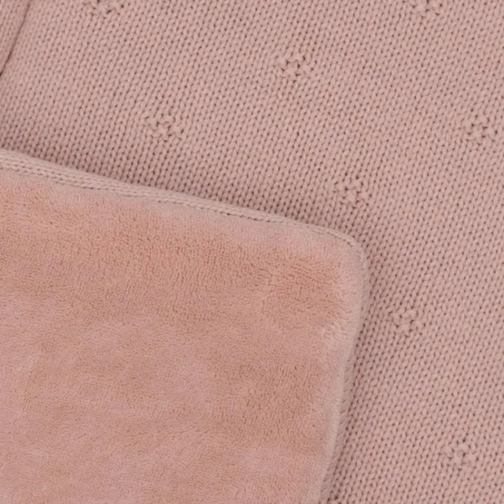 Jollein Tapis de jeu Cosy Knit Wild Rose (75 x 95 cm)