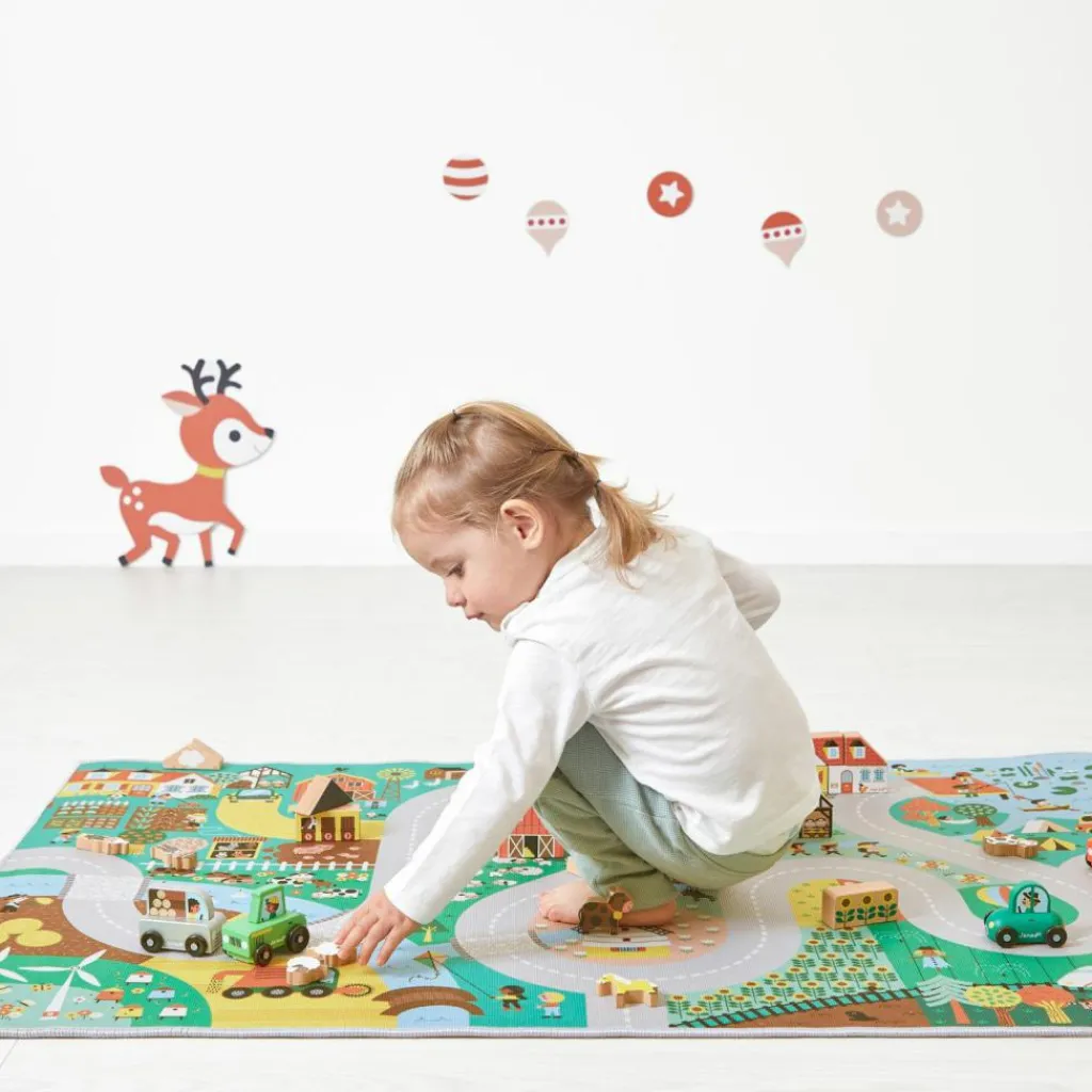 Clearance Tapis de jeu Cross Roads Campagne (120 x 78 cm) Tapis De Jeu