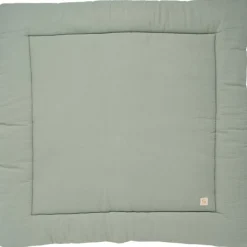 Sauthon Tapis de jeu en gaze de coton Sauge (100 x 100 cm)