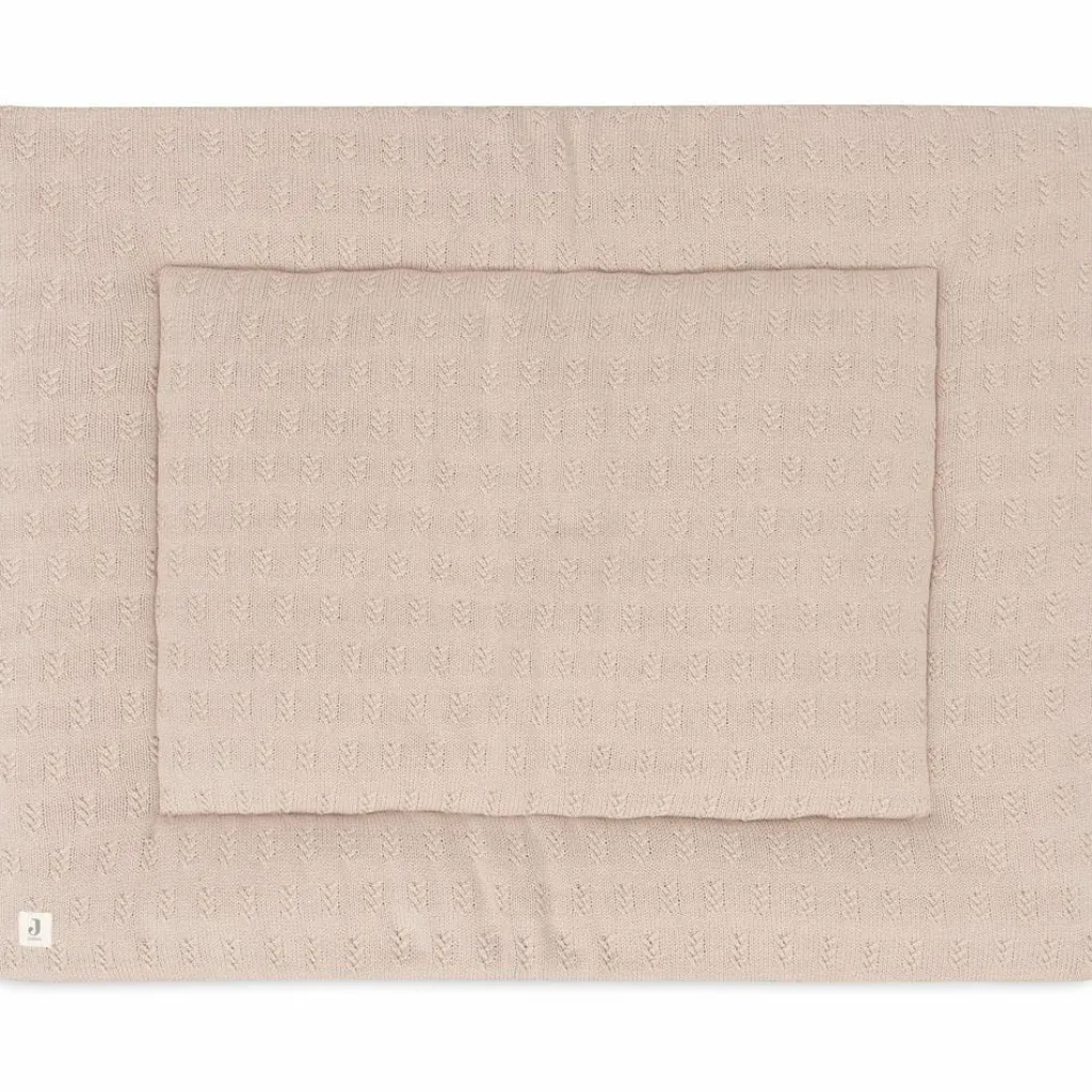 Jollein Tapis de jeu Grain Knit Wild Rose (75 x 95 cm)