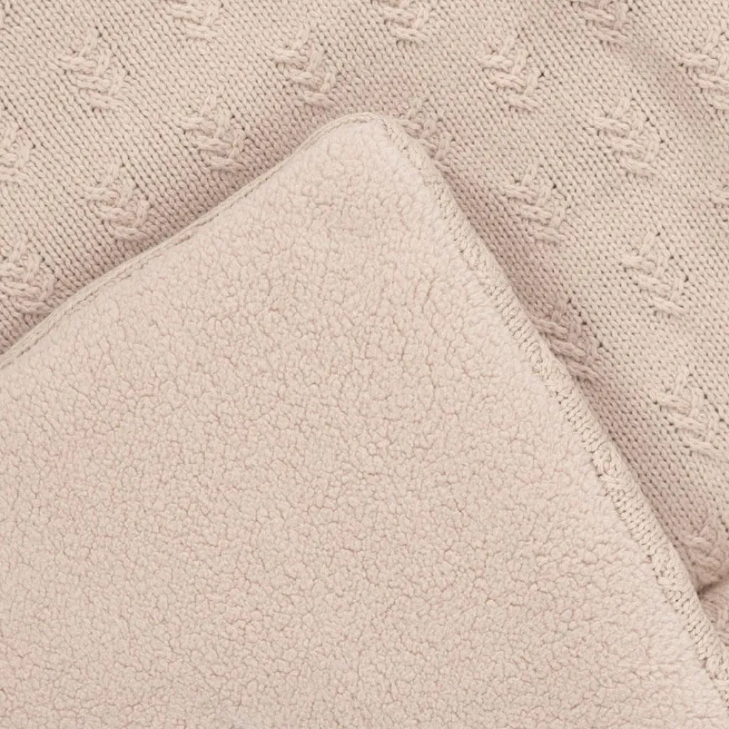 Jollein Tapis de jeu Grain Knit Wild Rose (75 x 95 cm)