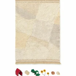 Lorena Canals Tapis de jeu lavable Farm Fields (120 x 170 cm)