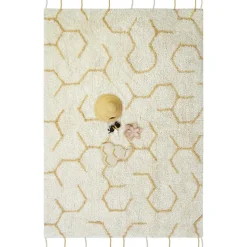 Lorena Canals Tapis de jeu lavable Pollinisation (90 x 130 cm)