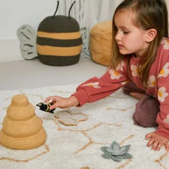 Lorena Canals Tapis de jeu lavable Pollinisation (90 x 130 cm)