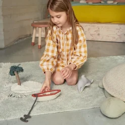 Lorena Canals Tapis de jeu lavable Waves (90 x 130 cm)