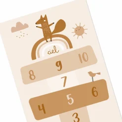 Charlie et Suzie Tapis de jeu Marelle Edgar le renard