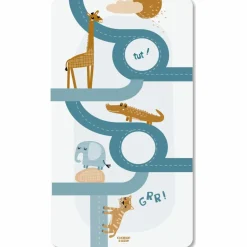 Charlie et Suzie Tapis de jeu nomade Routes Isidore