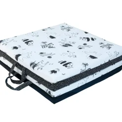 Candide Tapis de jeu pliable 3 en 1 Black & white experience