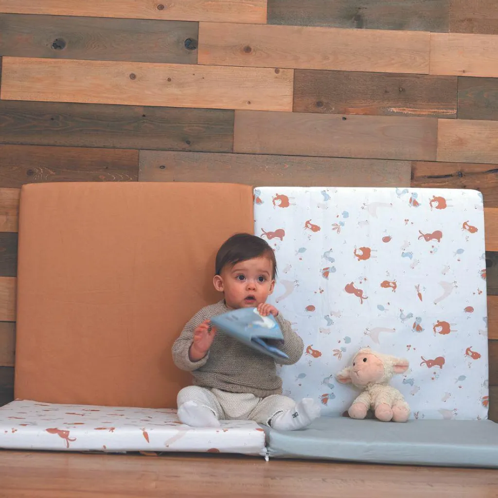 Tinéo Tapis de jeu pliable Little Farmer (120 x 120 cm)